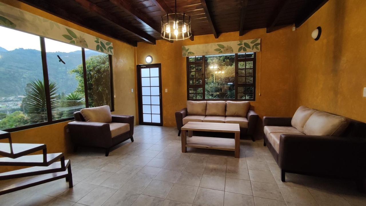 "Casa Verde" En Banos De Agua Santa Con Vista Al Volcan Tungurahua Экстерьер фото