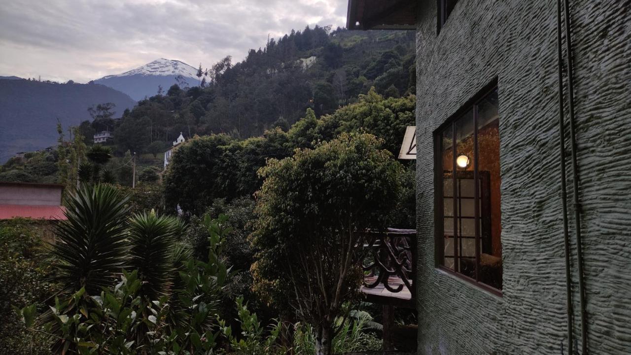 "Casa Verde" En Banos De Agua Santa Con Vista Al Volcan Tungurahua Экстерьер фото