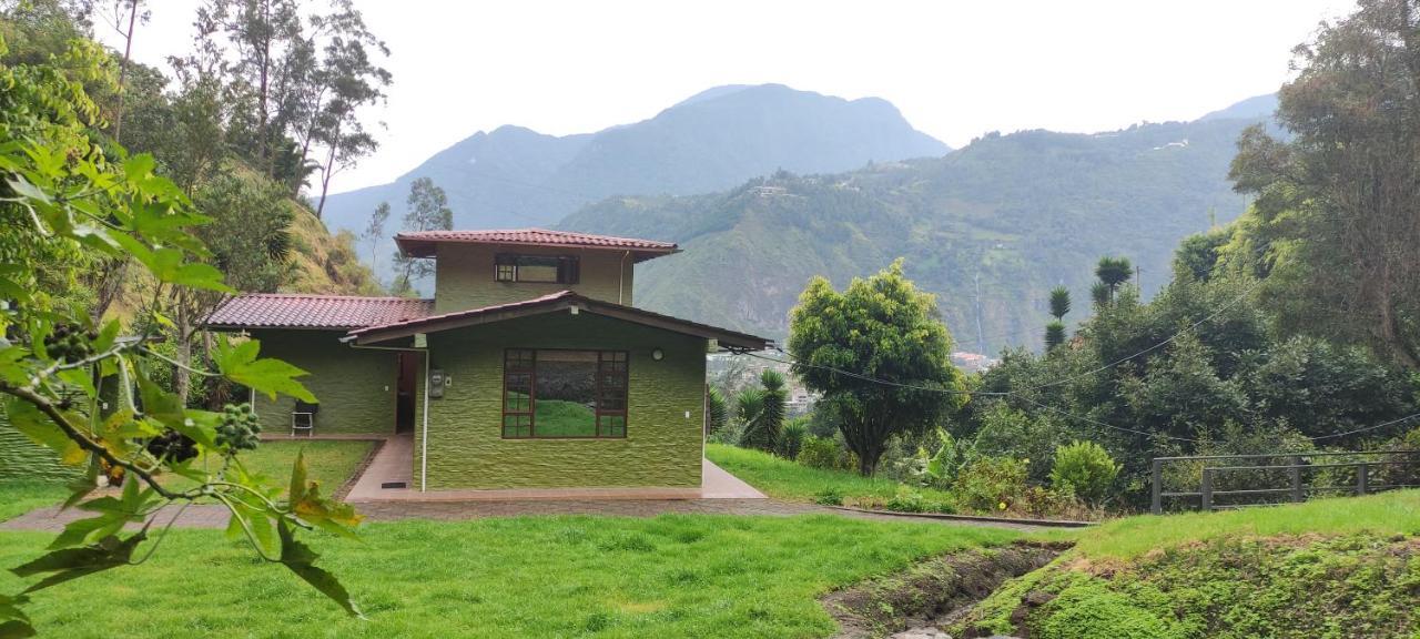 "Casa Verde" En Banos De Agua Santa Con Vista Al Volcan Tungurahua Экстерьер фото