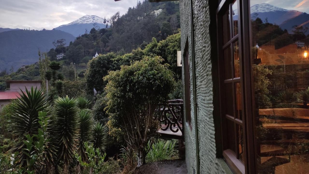 "Casa Verde" En Banos De Agua Santa Con Vista Al Volcan Tungurahua Экстерьер фото